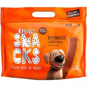Quatree Snacks Bifinhos Carne 500g