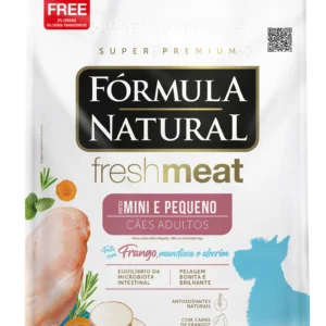 Fórmula Natural Super Premium Fresh Meat Cães Adultos Portes Mini e Pequeno Frango, Mandioca e Alecrim 7kg
