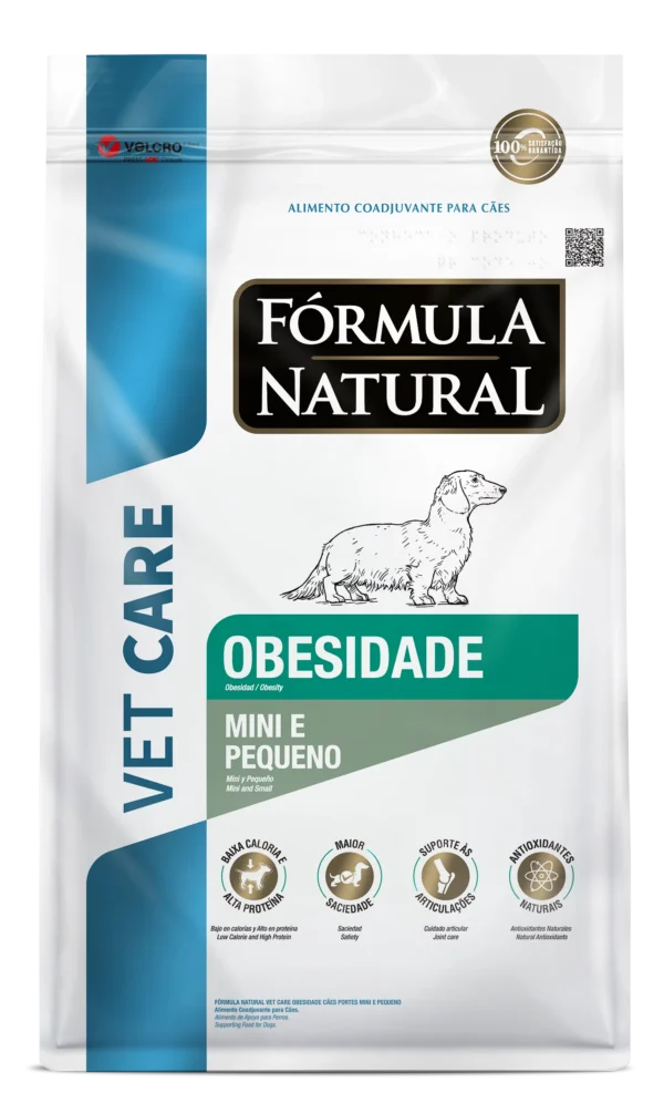 Fórmula Natural Vet Care Obesidade Cães Portes Mini e Pequeno 10,1kg