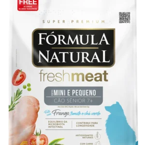 Fórmula Natural Super Premium Fresh Meat Cão Sênior Portes Mini e Pequeno Frango, Tomate e Chá Verde 7kg
